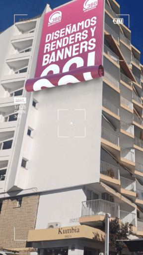 Mockup de la producción audiovisual y videos para redes de A360
